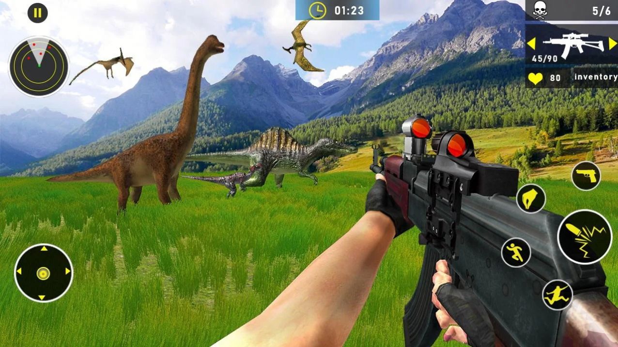 恐龙猎人致命杀手游戏中文版(DinoSaurs Hunting) v2.5