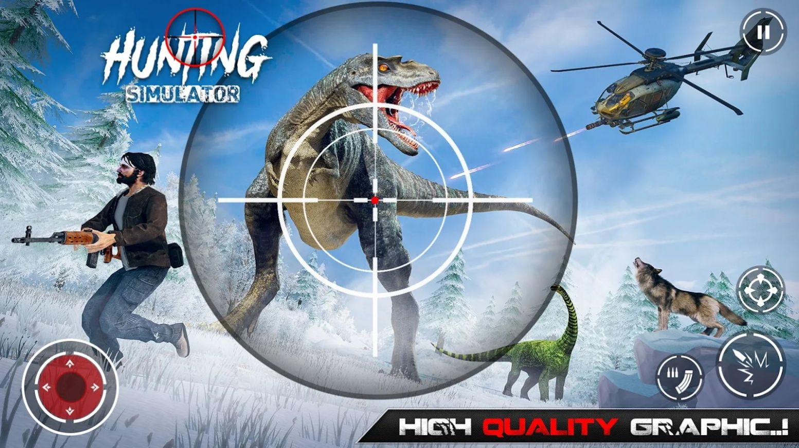 侏罗纪恐龙狩猎狙击游戏安卓版（Wild Animal Hunting） v1.32