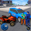警察模拟器追捕行动游戏安卓版（USPoliceHummerCarQuadBikePoliceChaseGames） v1.0.5