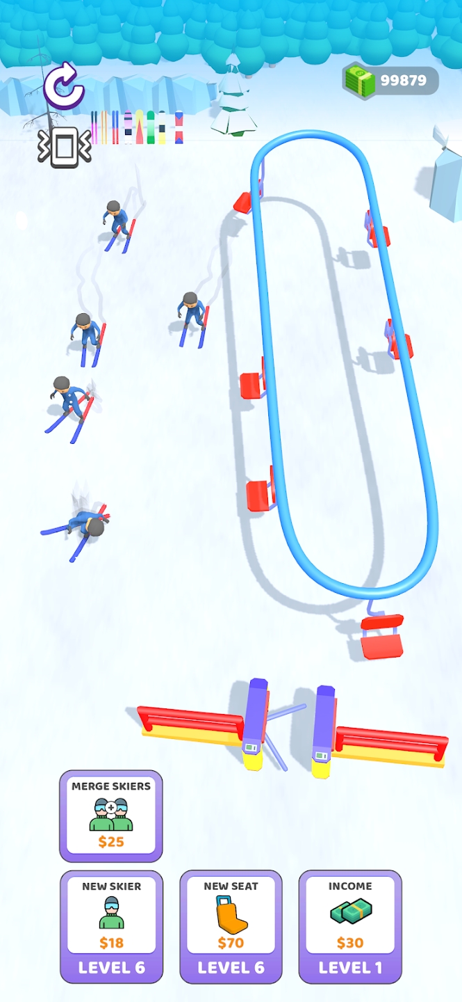 滑雪缆车点击器