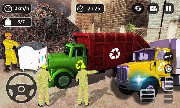 模拟垃圾车清洁_图片