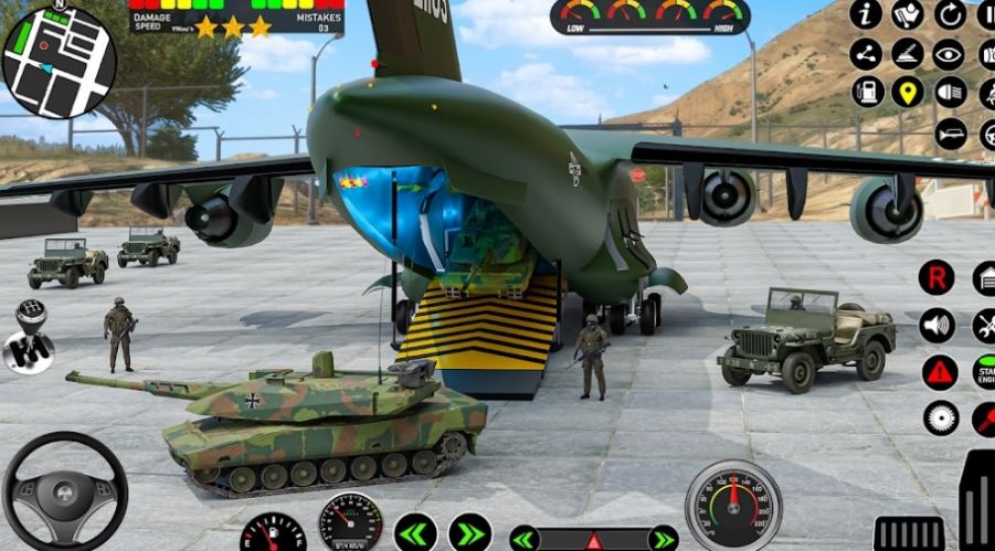 陆军卡车物资运输模拟器_图片